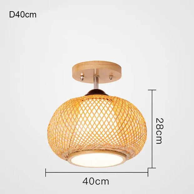 Rattan Kugelleuchte | ÉLOISE - Rattan Deko