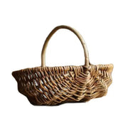 Pilzkörbchen aus Weidengeflecht - Rattan Deko