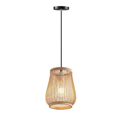 Trendige Rattan Hängeleuchte - Rattan Deko
