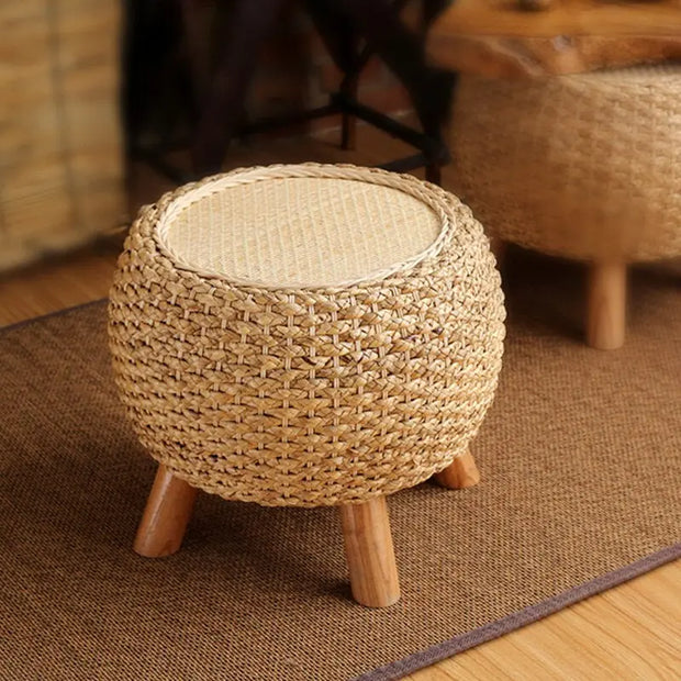 Rattan-Fußhocker Rattan Deko