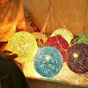 Spinnen-Rattan-Hängeleuchte | HARMONY LUMINA - Rattan Deko