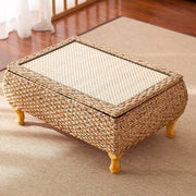 Rattan-Couchtisch mit Stauraum Rattan Deko