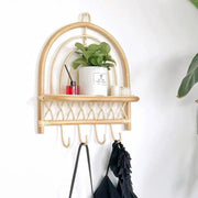 Regenbogen Rattan Wandhaken Rattan Deko