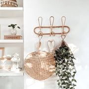 Rattan-Wandgarderobe Rattan Deko