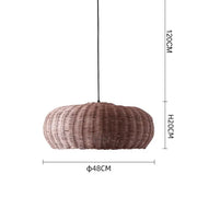 Braune Weidenhängelampe | COSYNEST - Rattan Deko