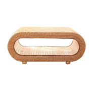 Japanischer Rattan-Couchtisch Rattan Deko
