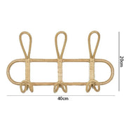 Rattan-Wandgarderobe Rattan Deko