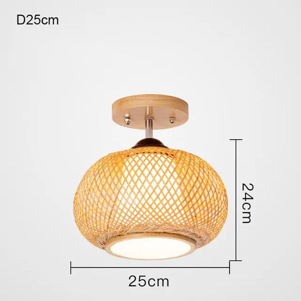 Rattan Kugelleuchte | ÉLOISE - Rattan Deko