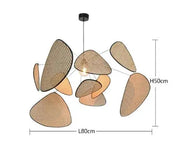 Cannage-Pendelleuchte aus Rattan | SCREEN - Rattan Deko
