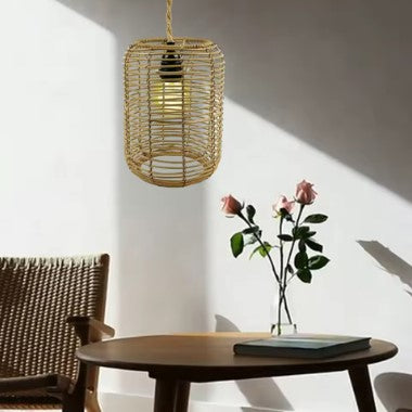 Boho Abat-jour aus Rattan für gemütliche Atmosphäre Rattan Deko
