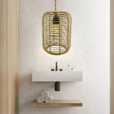 Boho Abat-jour aus Rattan für gemütliche Atmosphäre Rattan Deko