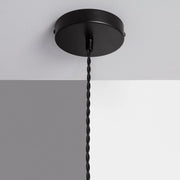 Hängelampe aus Weide & Metall Rattan Deko