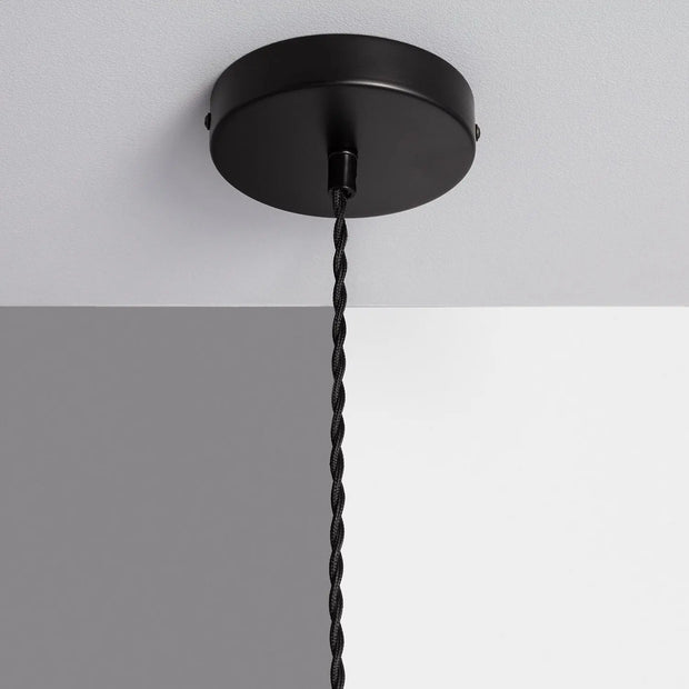 Hängelampe aus Weide & Metall Rattan Deko