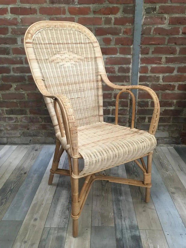 Hochlehner Rattanstuhl für Garten und Terrasse - Rattan Deko
