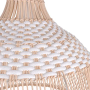 Skandinavische Rattan-Hängeleuchte | POLAIRE - Rattan Deko