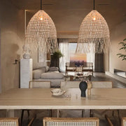Fein Rattan Pendelleuchte | Sanfte Brise - Rattan Deko