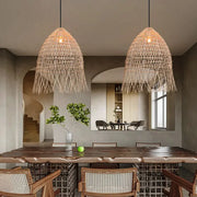 Fein Rattan Pendelleuchte | Sanfte Brise - Rattan Deko