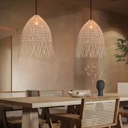 Fein Rattan Pendelleuchte | Sanfte Brise - Rattan Deko