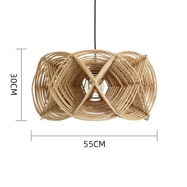 Trendig Rattan-Hängeleuchte | SOLEIL INTERTROPICAL - Rattan Deko
