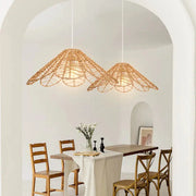 Blumen-Rattan-Hängeleuchte | LIANA - Rattan Deko