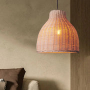 Rattan-Hängeleuchte für Schlafzimmer | COCON - Rattan Deko