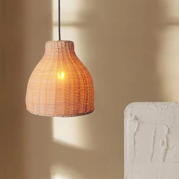 Rattan-Hängeleuchte für Schlafzimmer | COCON - Rattan Deko