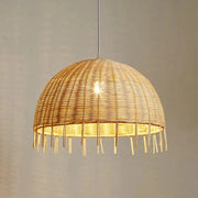 Küchenhängelampe aus Weide | GOURMAND - Rattan Deko