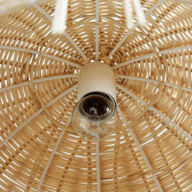 Küchenhängelampe aus Weide | GOURMAND - Rattan Deko