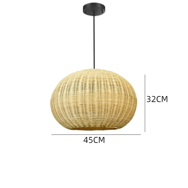 Solea Hängelampe aus Weidengeflecht Rattan Deko