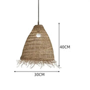 Kegelförmige Rattan-Hängeleuchte | ALOHA - Rattan Deko