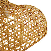 Geflochtene Rattan-Hängeleuchte | NOAH - Rattan Deko