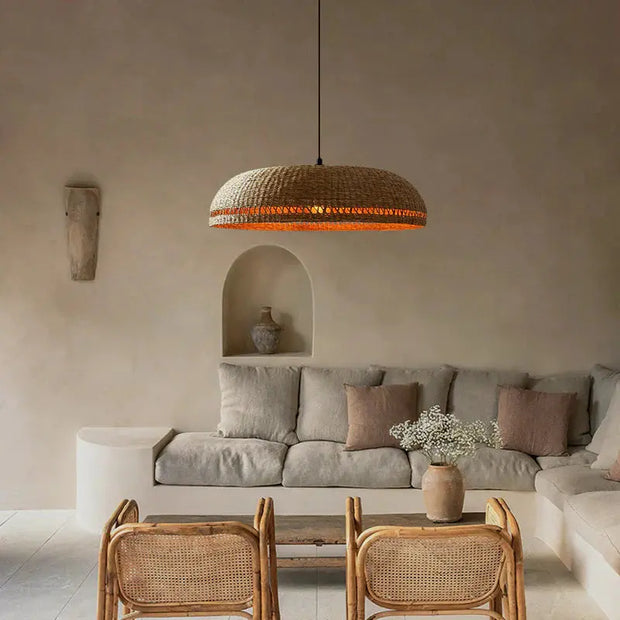 Rattan-Hängeleuchte ⌀50 cm | ALIZ - Rattan Deko