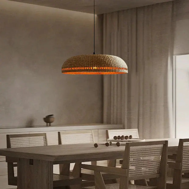 Rattan-Hängeleuchte ⌀50 cm Rattan Deko