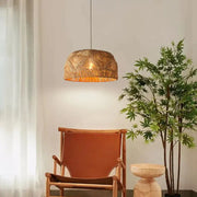 Rattan Hängeleuchte Raphia Rattan Deko
