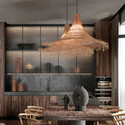 Rattanhängeleuchte Esszimmer Rattan Deko