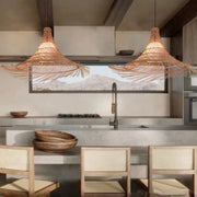 Rattanhängeleuchte Esszimmer | ESPRIT LIBRE - Rattan Deko