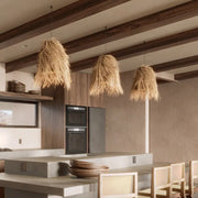 Rattan Hängelampe Kücheninsel Rattan Deko