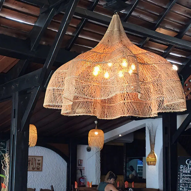 Rattan Hängeleuchte Bali Rattan Deko