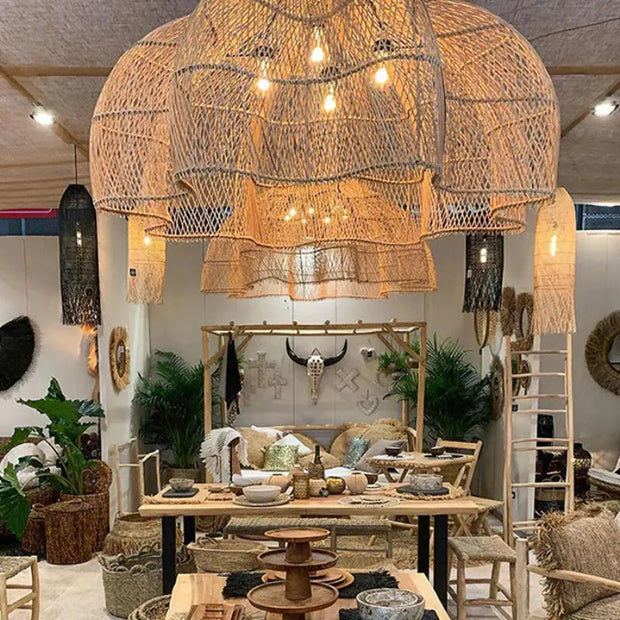 Rattan Hängeleuchte Bali Rattan Deko