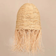 Fransiger Rattan-Hängeleuchte Bohème | LIVIA - Rattan Deko