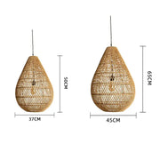 Hängeleuchte Rattan Rattan Deko