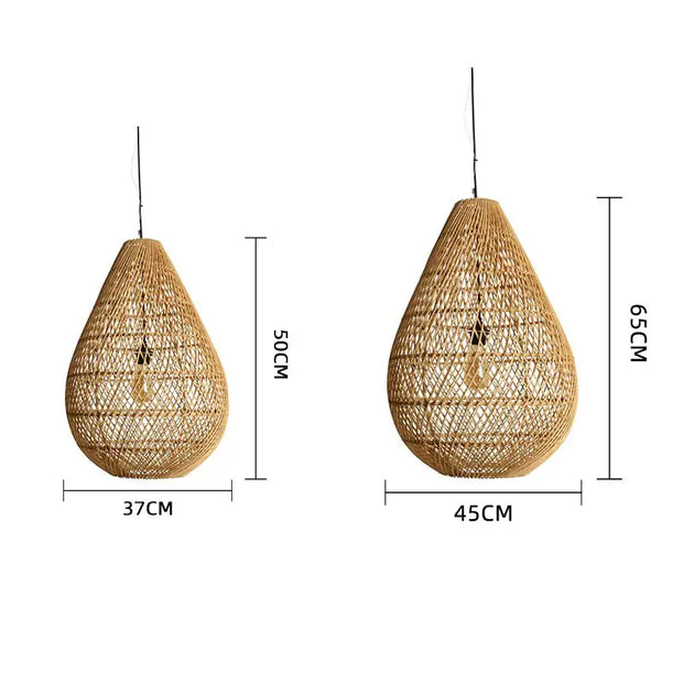 Hängeleuchte Rattan Rattan Deko