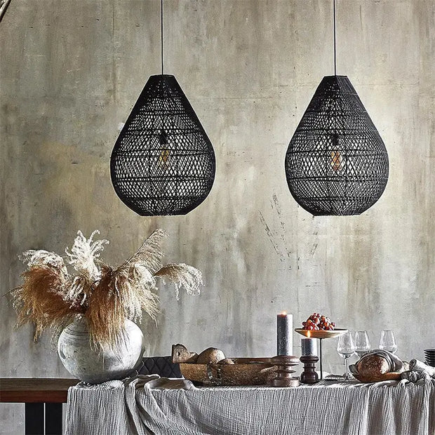 Hängeleuchte Rattan Rattan Deko