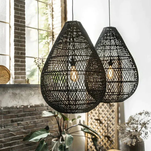 Hängeleuchte Rattan Rattan Deko