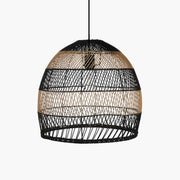 Zweifarbige Rattan-Hängeleuchte | BUMI - Rattan Deko
