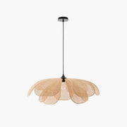 Rattan-Hängeleuchte Blume Rattan Deko