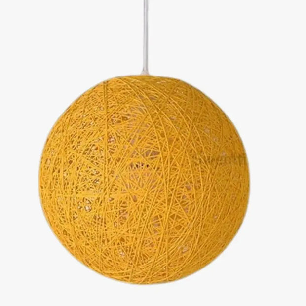 Spinnen-Rattan-Hängeleuchte Rattan Deko