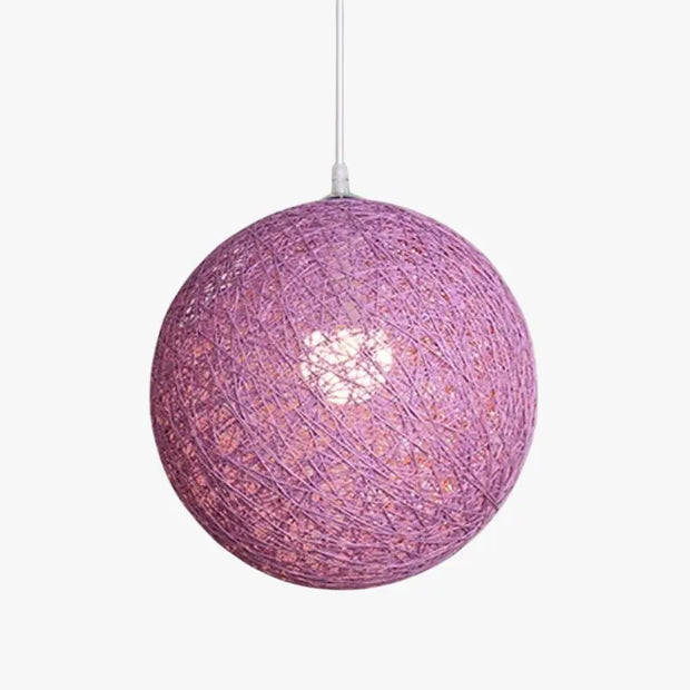 Spinnen-Rattan-Hängeleuchte Rattan Deko