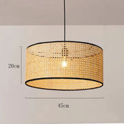 Vintage Rattan Hängeleuchte | HARMONIE - Rattan Deko