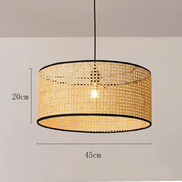 Vintage Rattan Hängeleuchte | HARMONIE - Rattan Deko